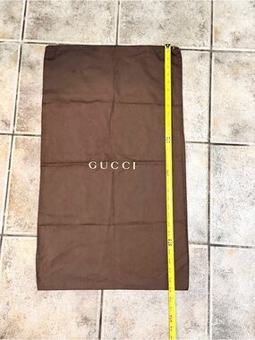 Gucci Brown Logo Dust Bag